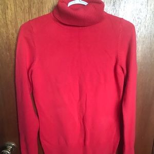 French Connection red Turtleneck sweater